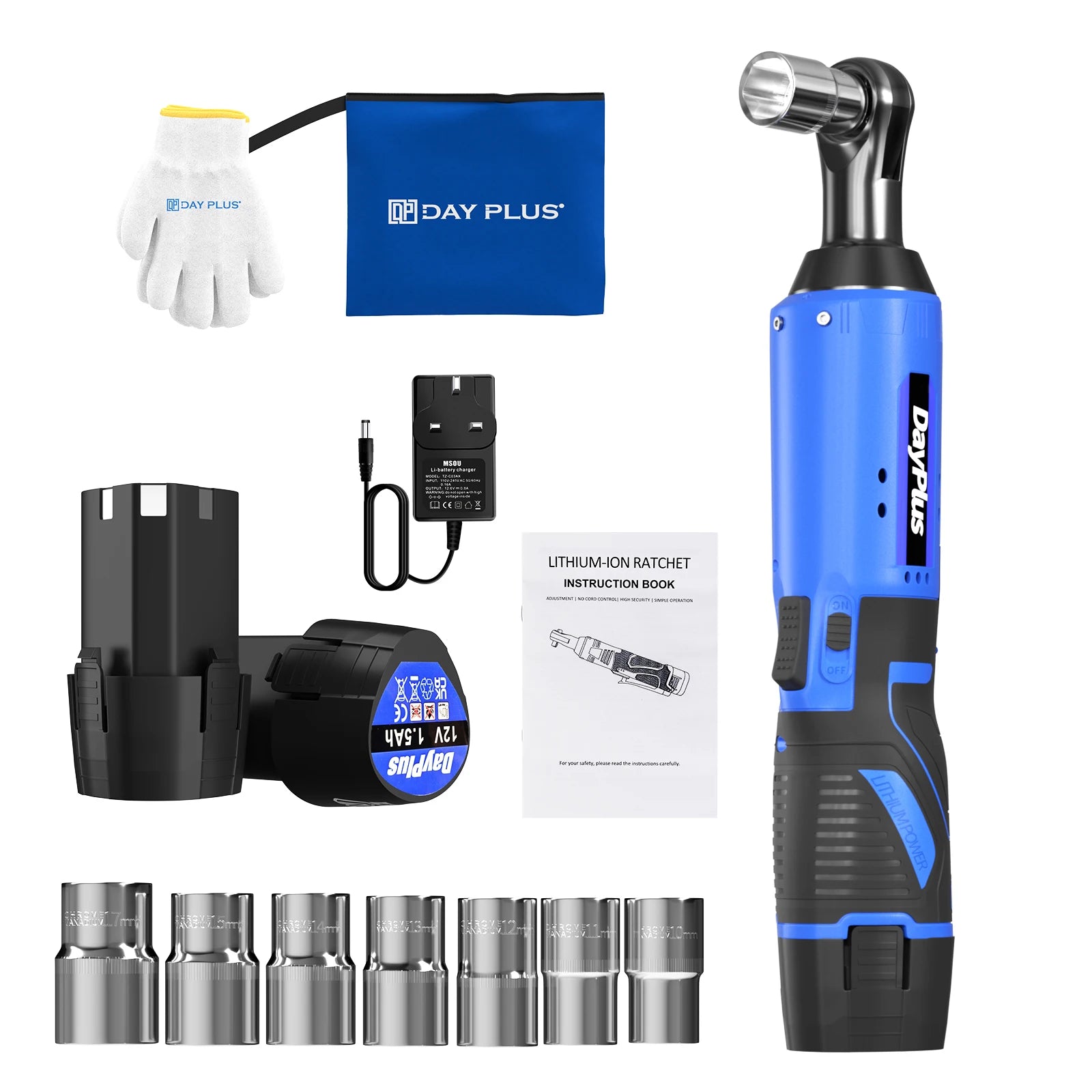 Day Plus ratchet tool set with accessories on a white background | Origin Zero