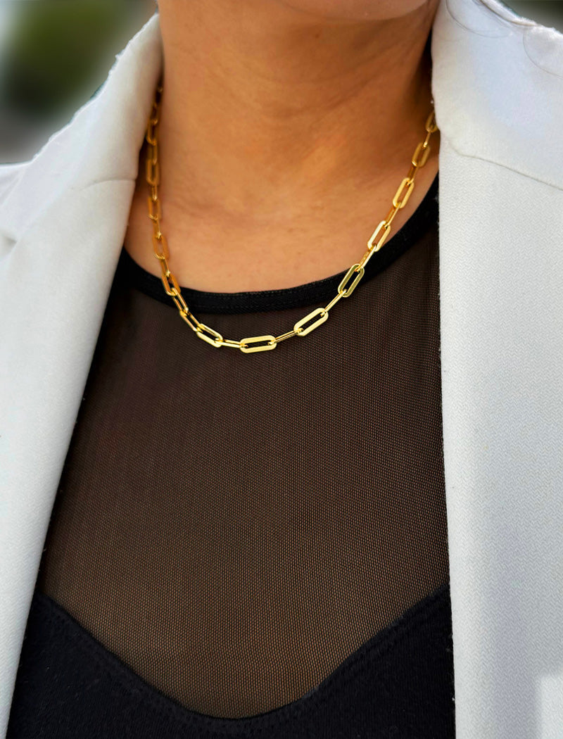 ESSENTIAL Medium Link Chain Necklace | Sterling Silver