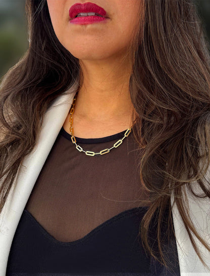 ESSENTIAL Medium Link Chain Necklace | Sterling Silver