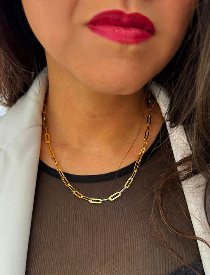 ESSENTIAL Medium Link Chain Necklace | Sterling Silver