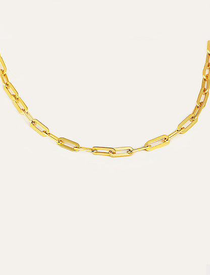 ESSENTIAL Medium Link Chain Necklace | Sterling Silver