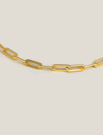 ESSENTIAL Medium Paperclip Chain Bracelet