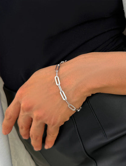 ESSENTIAL Medium Paperclip Chain Bracelet