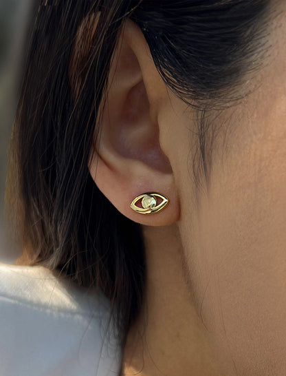 EVIL EYE Earrings | 18K Gold Over Sterling Silver