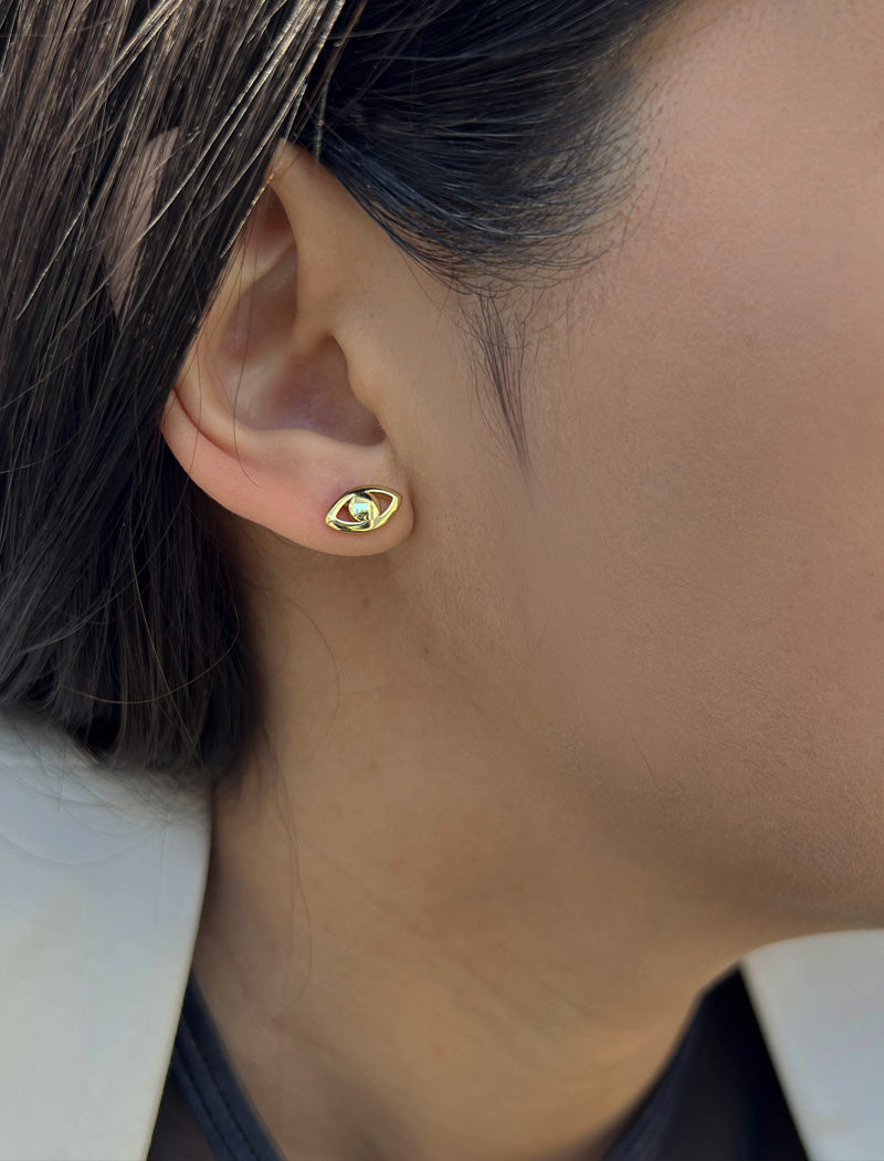 EVIL EYE Earrings | 18K Gold Over Sterling Silver
