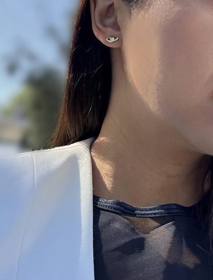 EVIL EYE Earrings | 18K Gold Over Sterling Silver