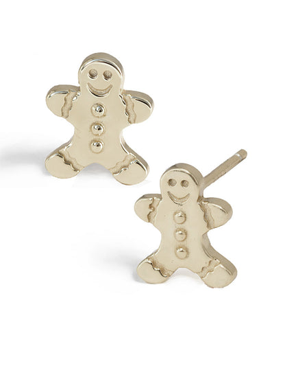 GINGERBREAD HOLIDAY Earrings | 18K Gold Over Sterling Silver