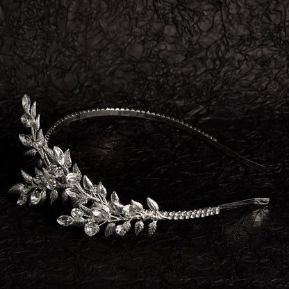 Handmade Leaf Bridal Headband – Elegant Wedding Hair Accessory for Brides & Bridesmaids