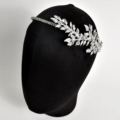 Handmade Leaf Bridal Headband – Elegant Wedding Hair Accessory for Brides & Bridesmaids