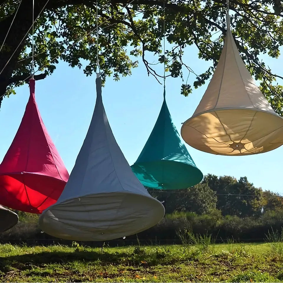 Portable Ultralight Oxford Cloth Hammock Swing Chair – Ideal for Outdoor Camping, Travel, and Home Leisure