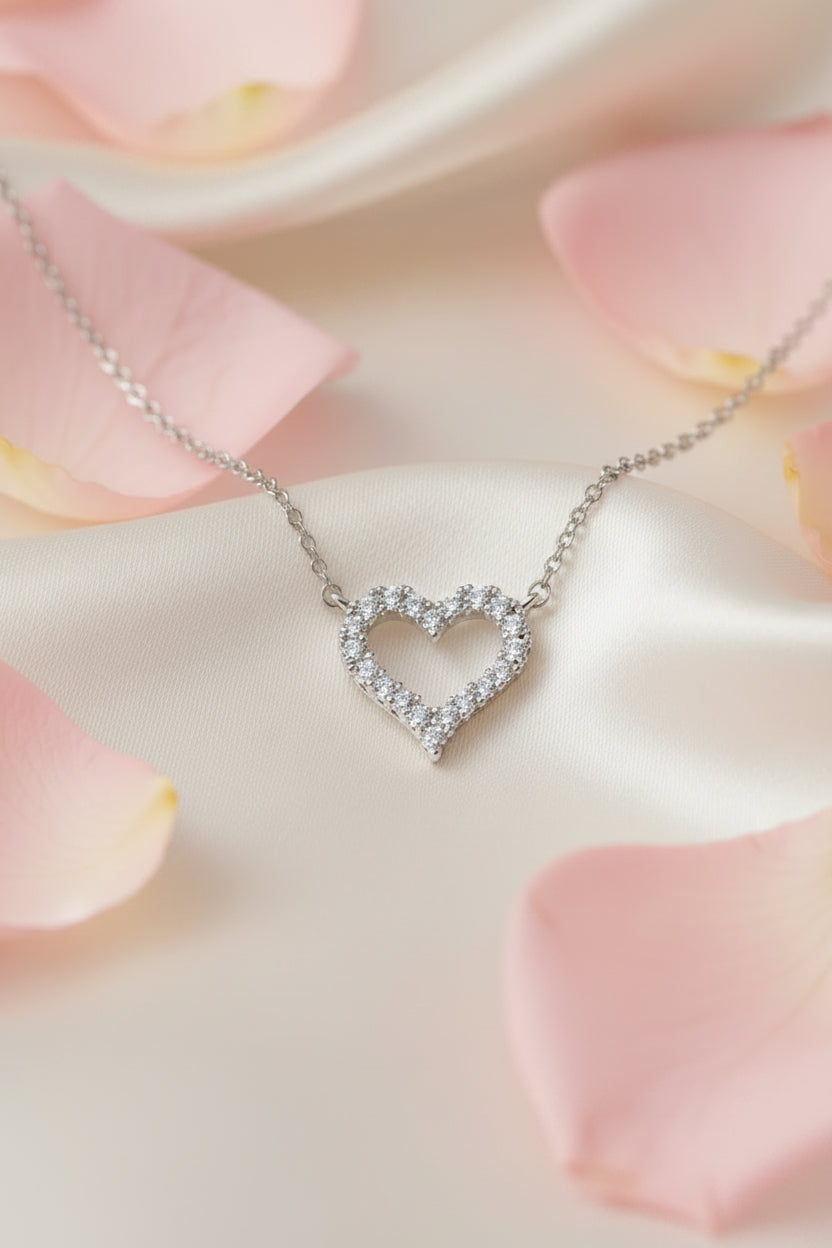 CZ Heart Necklace