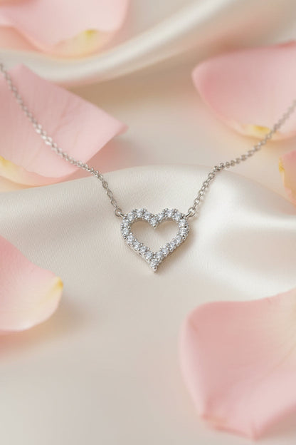 CZ Heart Necklace