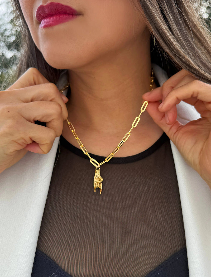 ITALIAN HAND Necklace Charm Pendant Only