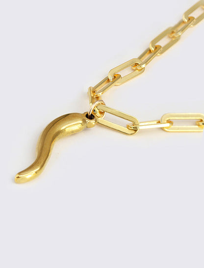 ITALIAN HORN Charm Bracelet
