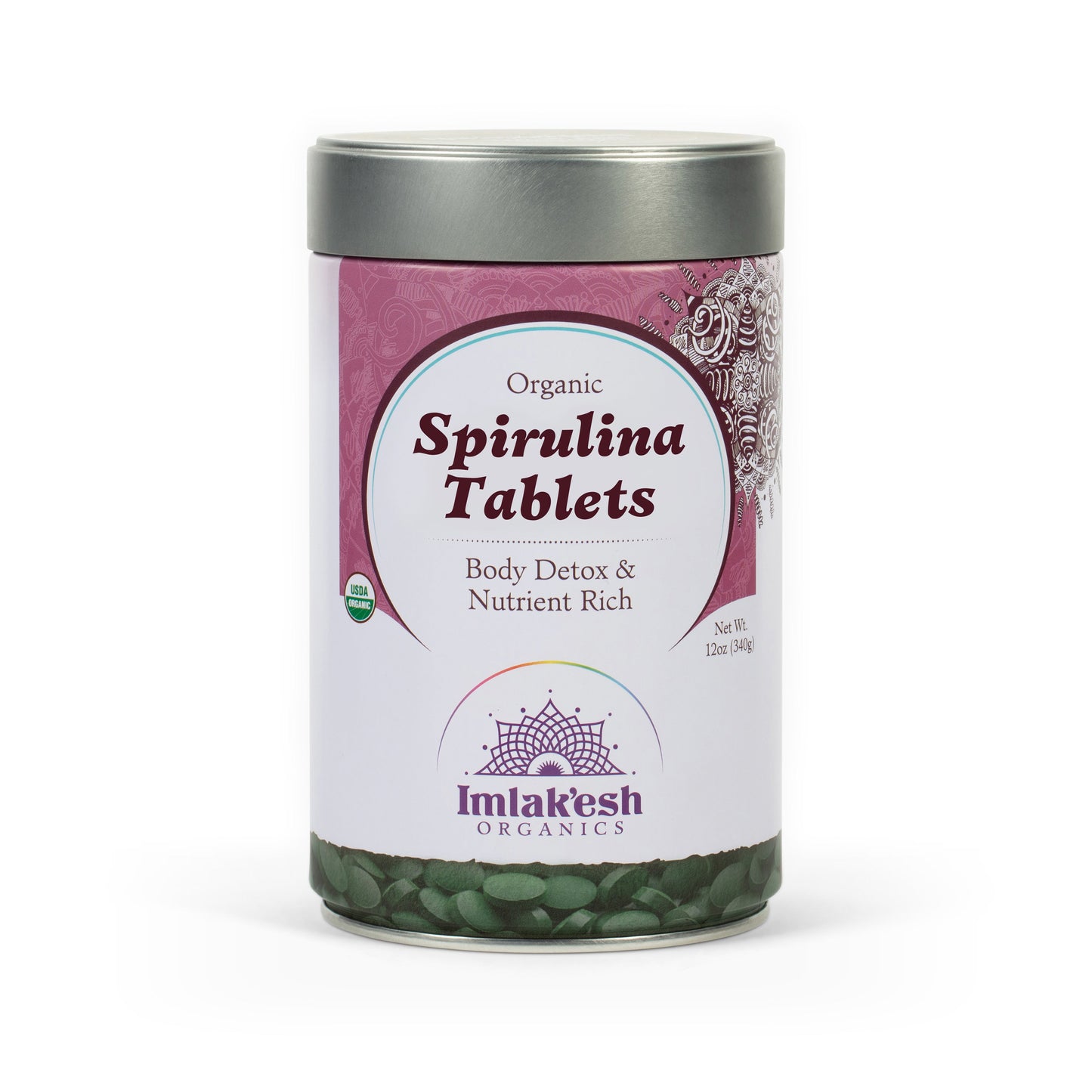 VitaPure Organic Chilean Spirulina Tablets Ethically Sourced