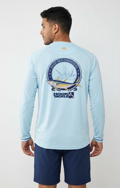 Men's Tuna Charters L/S UV Fishing Shirt