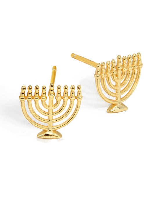 MENORAH Stud Earrings