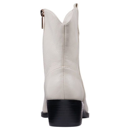 Women's Qakley Off White Bootie