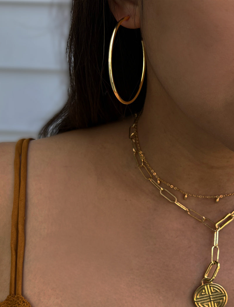 PERFECT Hoop Earrings | 18K Gold Over Sterling Silver