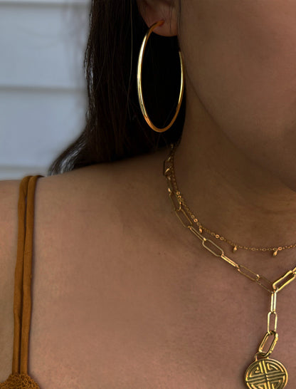 PERFECT Hoop Earrings | 18K Gold Over Sterling Silver