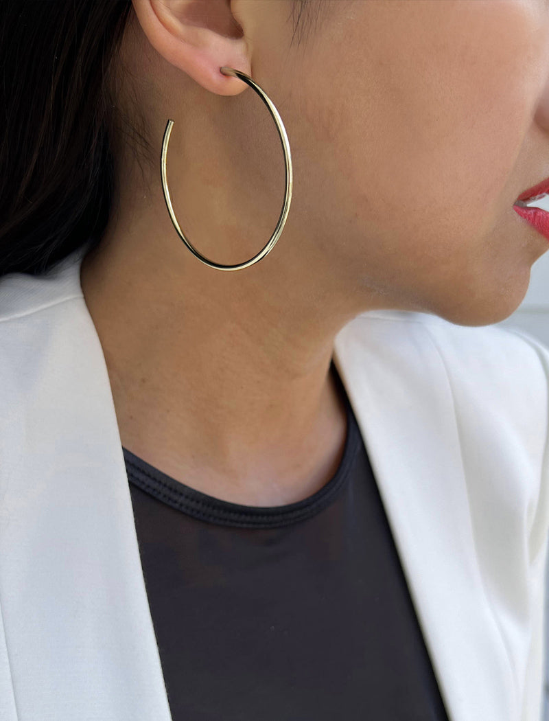 PERFECT Sterling Silver Hoops