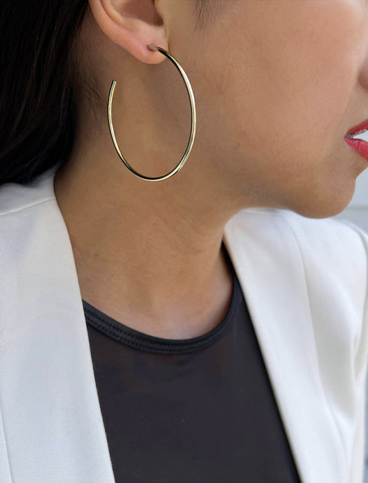 PERFECT Sterling Silver Hoops