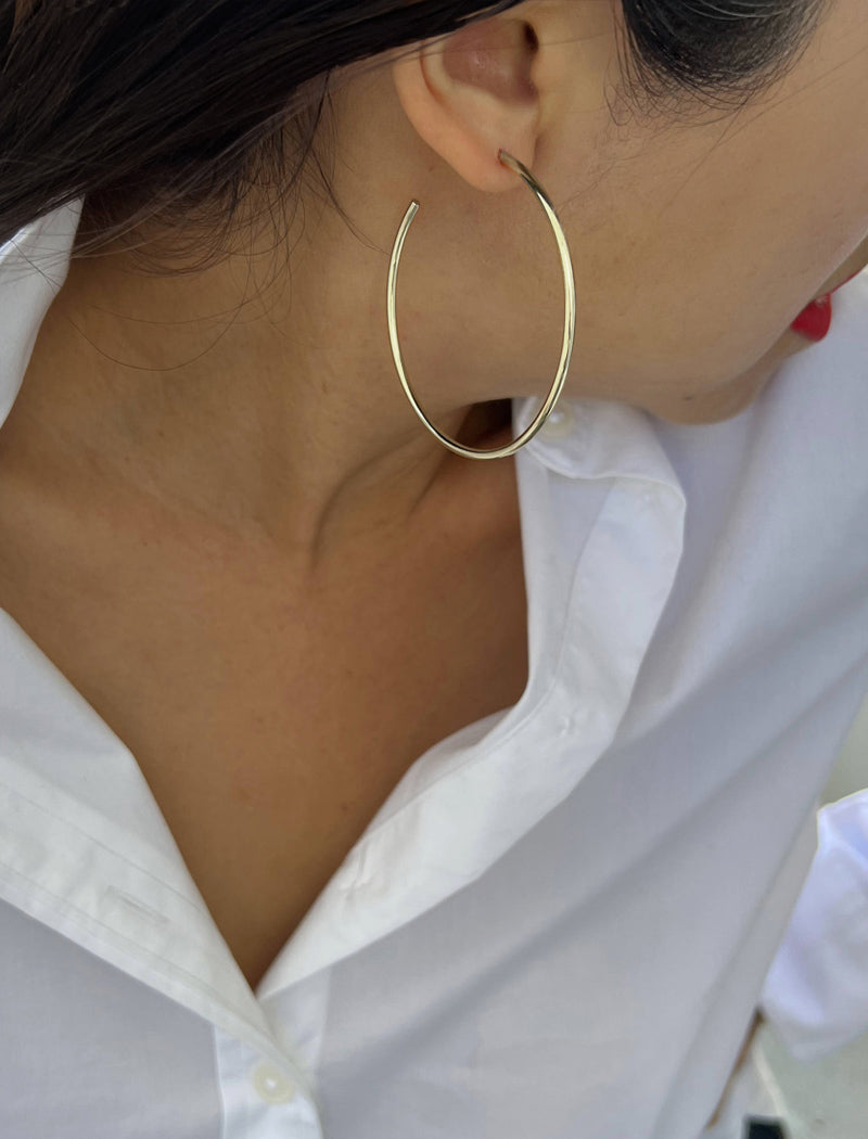 PERFECT Sterling Silver Hoops