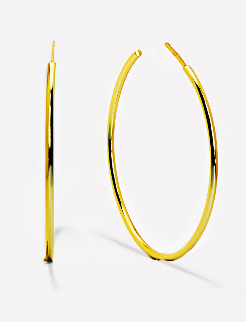 PERFECT Hoop Earrings | 18K Gold Over Sterling Silver