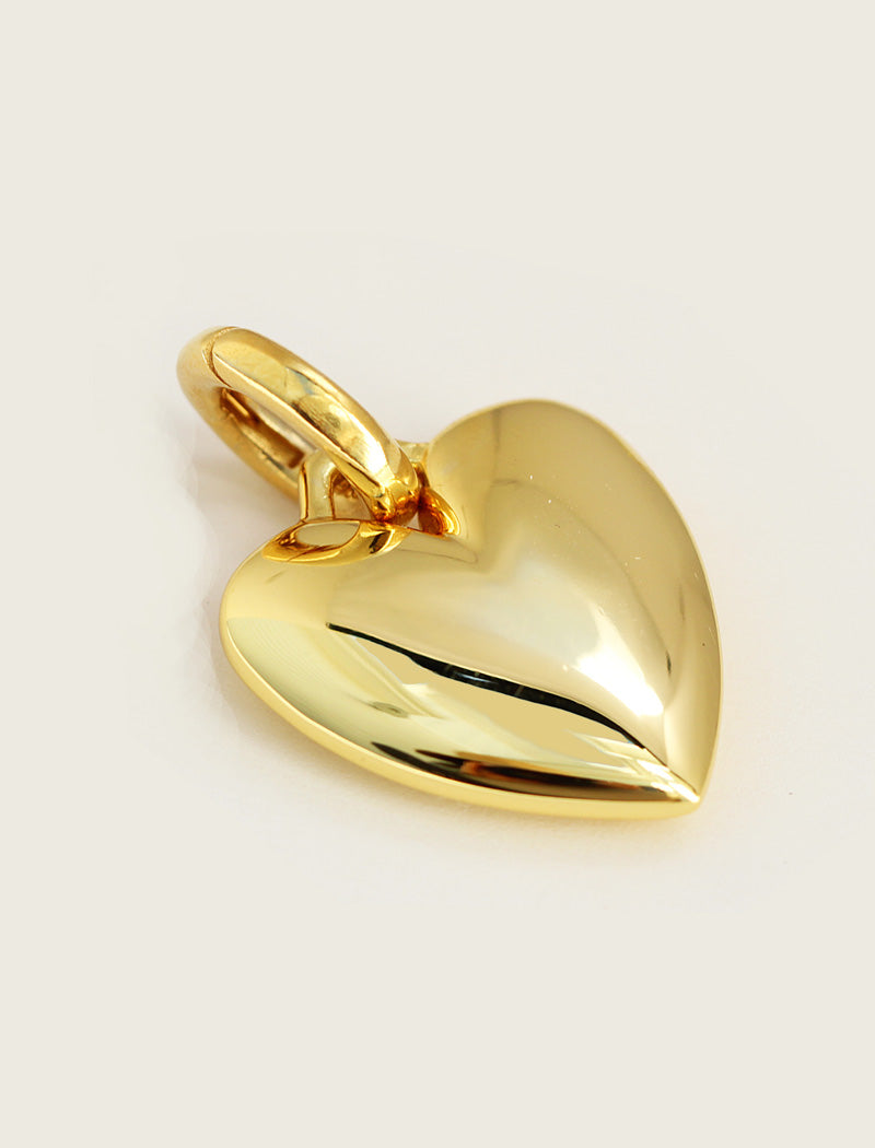 PUFFY HEART Necklace Pendant Only