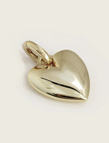 PUFFY HEART Bracelet Charm Pendant