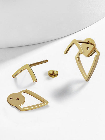 TRILL 2-Way Convertible Wishbone Studs