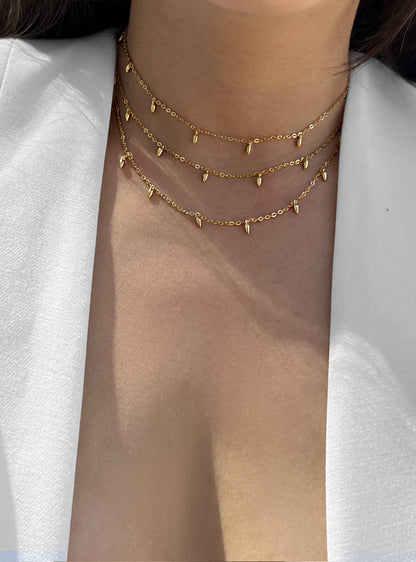 RICE Bead Chain Necklace