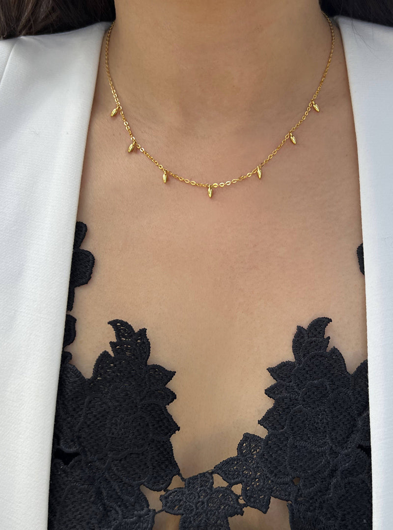 RICE Bead Chain Necklace