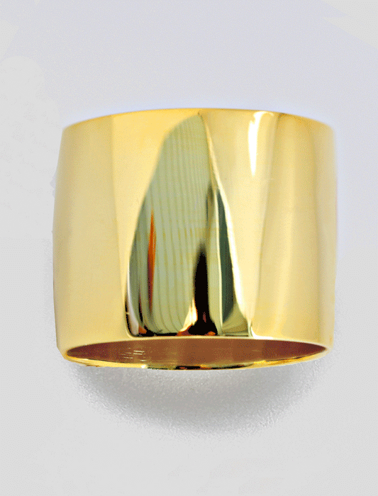 RICH Chunky Wide Cigar Band Ring