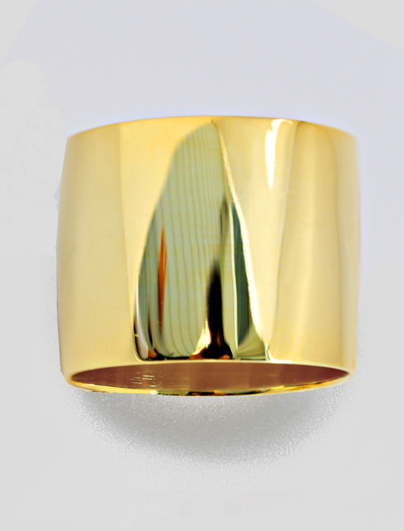 RICH Thick Statement Cigar Band Ring