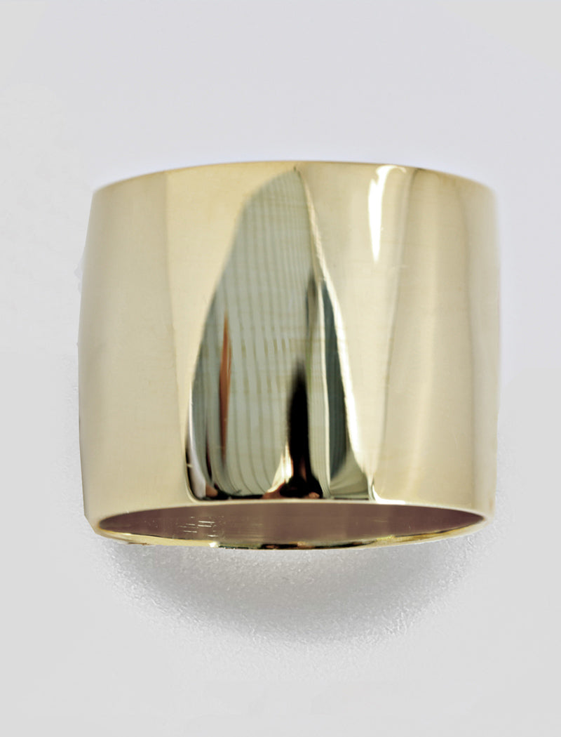 RICH Chunky Wide Cigar Band Ring