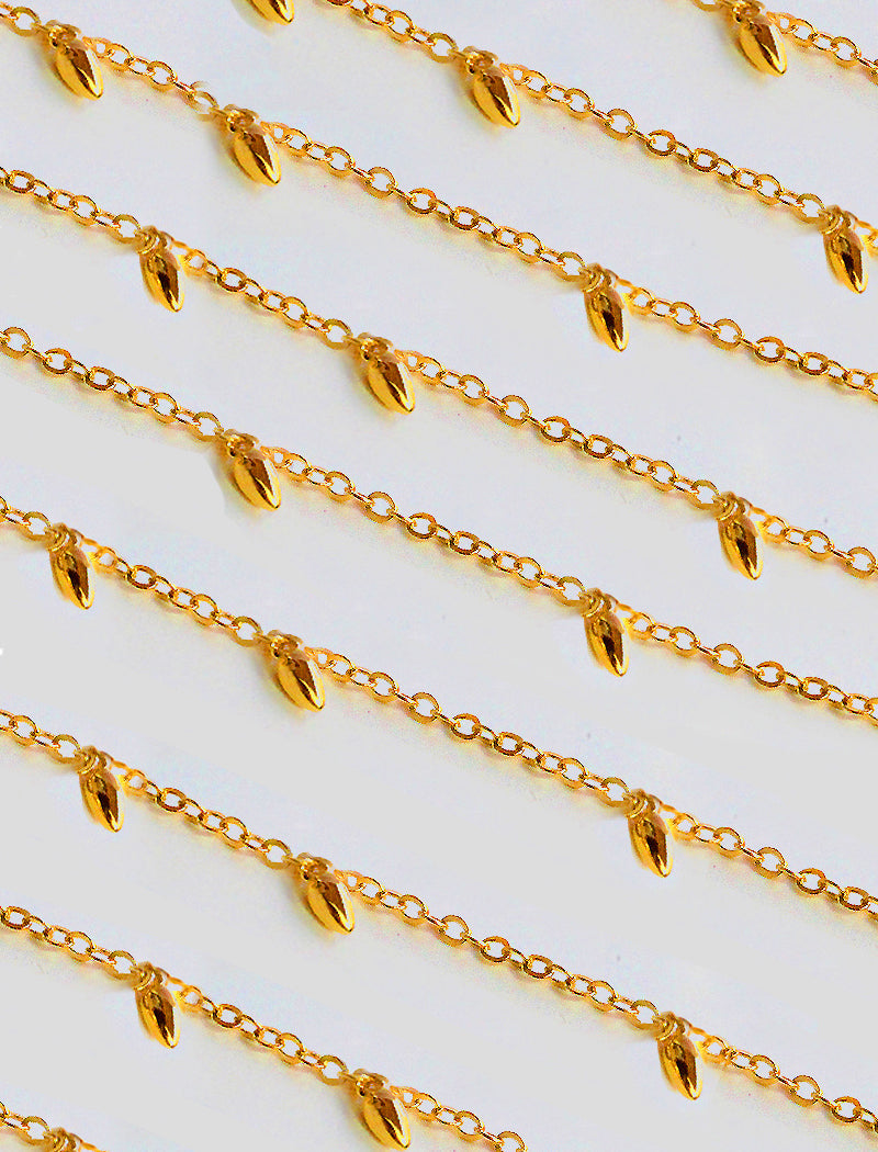 RICE Bead Chain Necklace