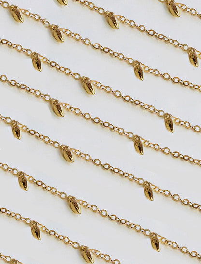 RICE Bead Chain Necklace