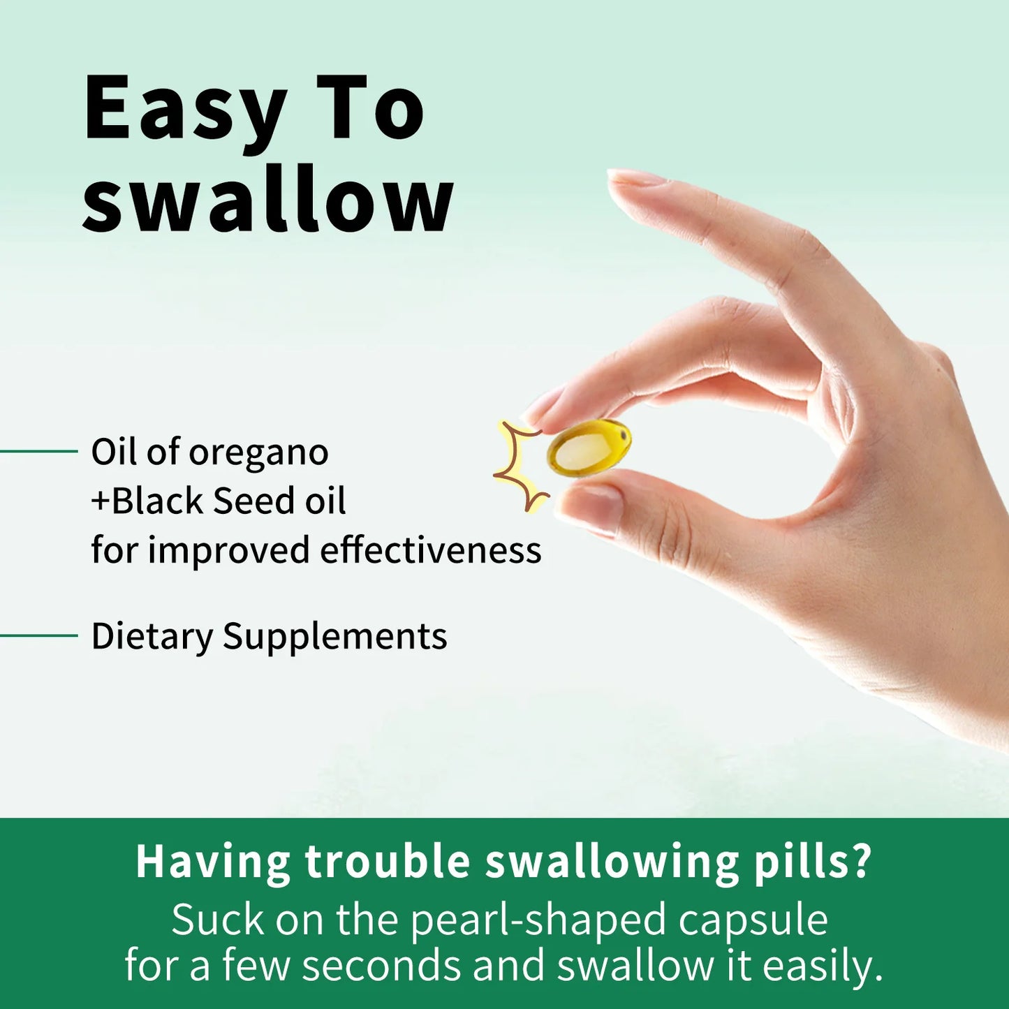 Oil of Oregano 6000mg Softgels with Black Seed Oil – Immune Support, Antioxidant & Fitness Recovery – 300 Softgels