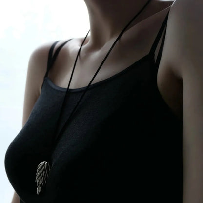Brass Wheat Tassel Pendant Necklace | Origin Zero