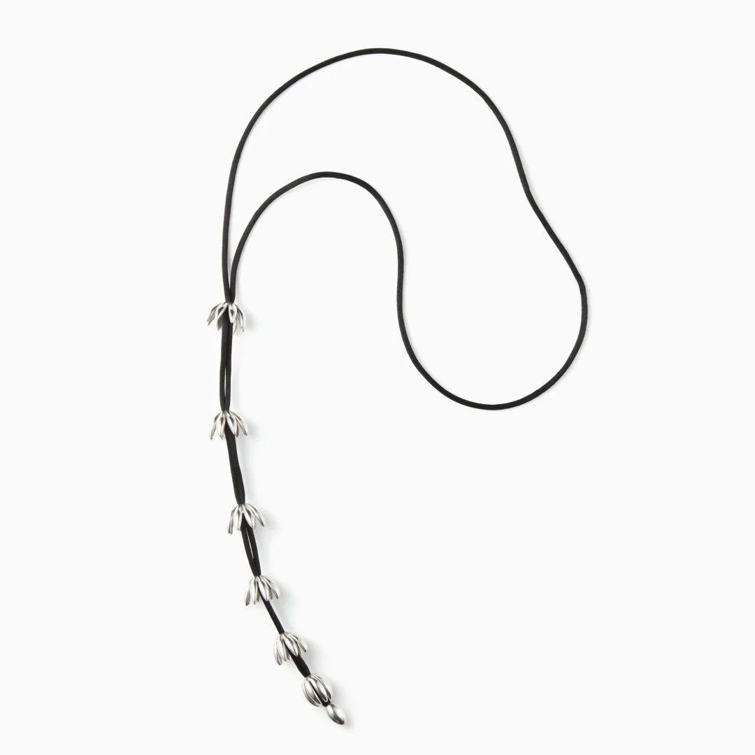 Brass Wheat Tassel Pendant Necklace | Origin Zero