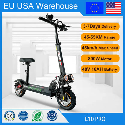 800W Electric Kick Scooter L10 Pro | 45KM/H, Off-Road, 55KM Range | Origin Zero