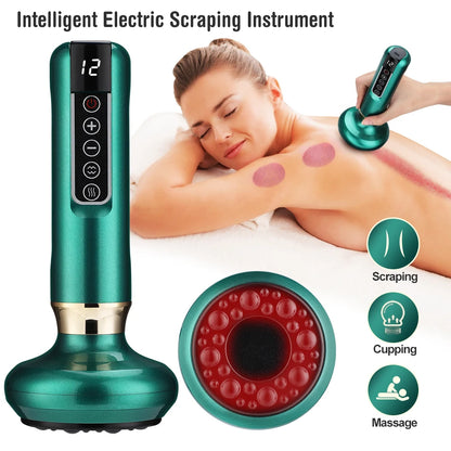 Electric Vacuum Cupping Device | 12-Level Infrared Massage | Origin Zero