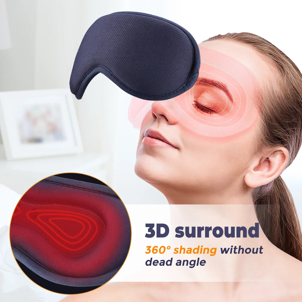 Electric Steam Eye Mask | 3D Heat & Vibration Massage | Origin Zero