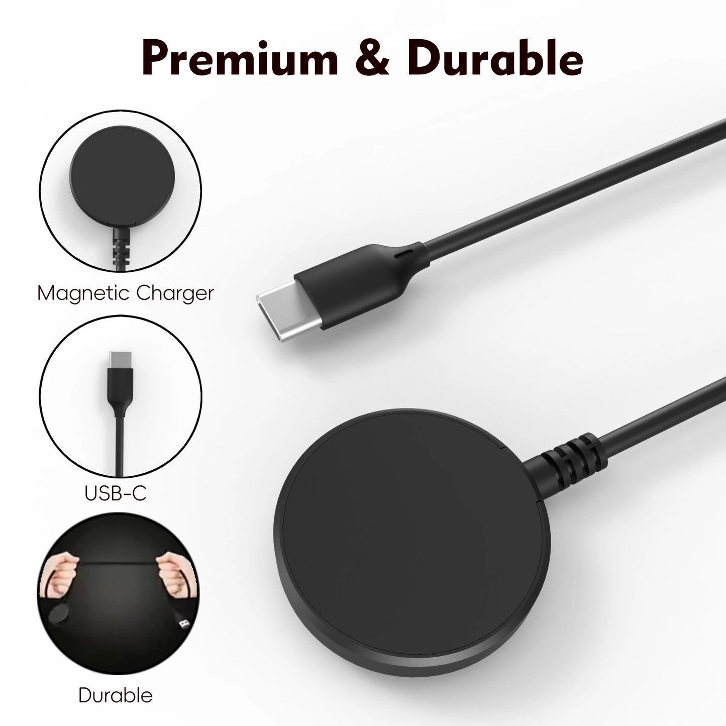 Samsung Galaxy Watch Wireless Charger | USB-C & USB-A, Magnetic Dock | Origin Zero