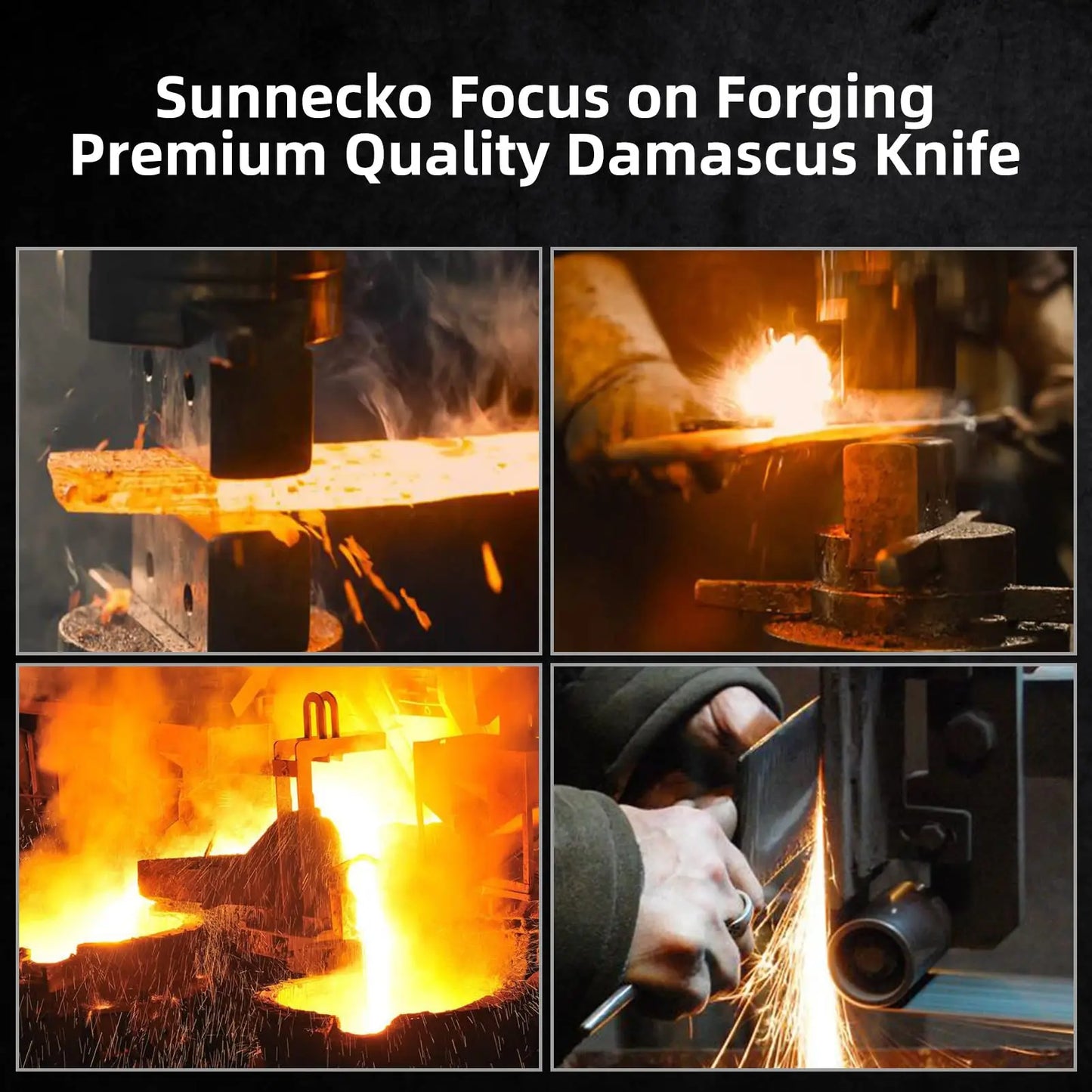 Sunnecko Damascus Chef's Knives 1-7PCS/Set High Carbon VG10 Steel Meat Cutting Knife Ultra Sharp Utility Slicing Kitchen Knife