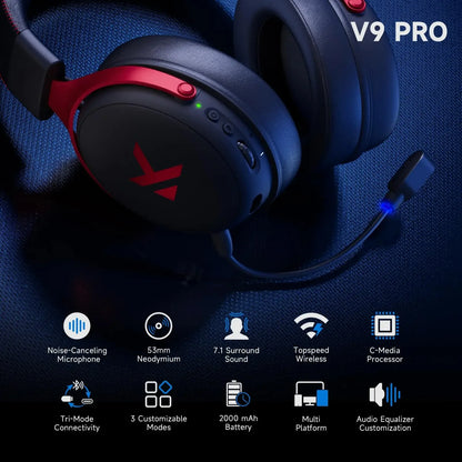Pro Wireless Gaming Headset | 7.1 Surround & 250Hr Battery | Origin Zero