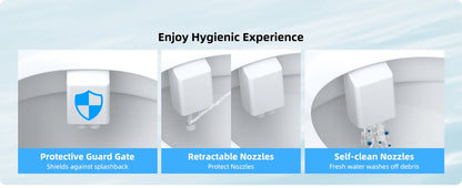 Hot & Cold Bidet Attachment | Dual Nozzle, Adjustable Pressure, Non-Electric | Origin Zero