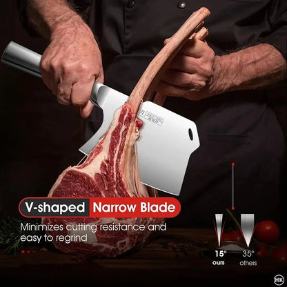 Butcher Special Axe | Chopping Bone Knife |  Splitting Knife For Restaurant | kitchen Bone cutting knife