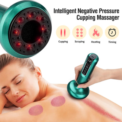 Electric Vacuum Cupping Device | 12-Level Infrared Massage | Origin Zero